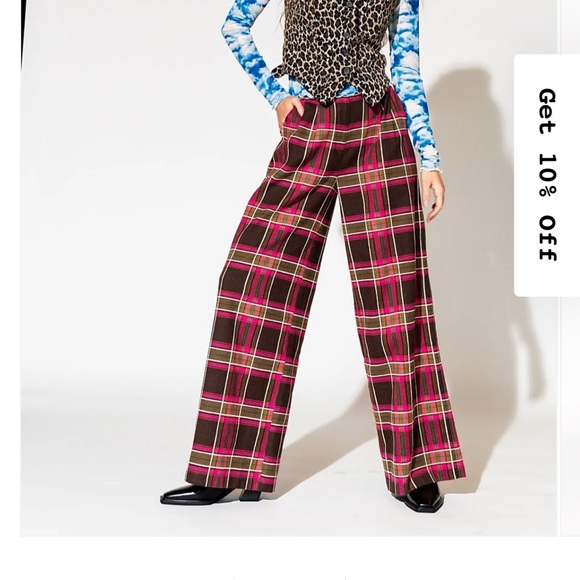 Dressed in LALA Pants - Dressed in Lala plaid trousers